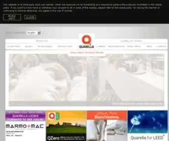 Quarella.com(Stone Surfaces For Italian Lifestyle) Screenshot