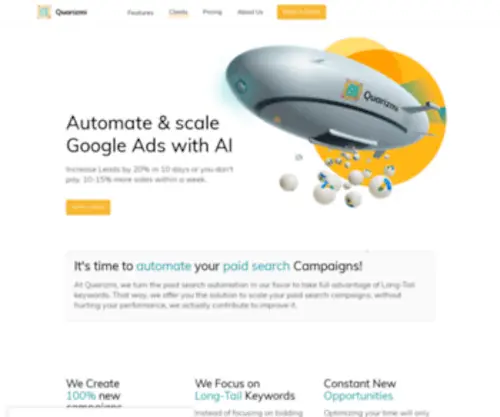 Quarizmi.com(Google Ads Automation) Screenshot