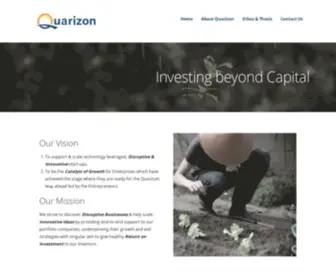 Quarizon.com(Event-driven, absolute value oriented manager of private investment partnerships) Screenshot