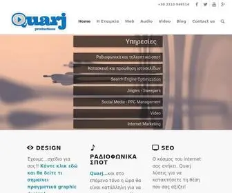 Quarj.com(Web-Audio-Video Production, Seo & Marketing Services) Screenshot