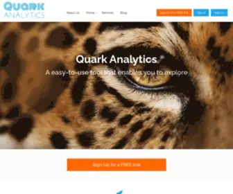 Quarkanalytics.com(Quark Data Analytics) Screenshot