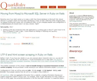 Quarkruby.com(QuarkRuby) Screenshot