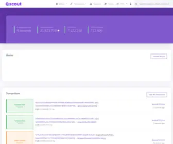 Quarkscout.com(BlockScout) Screenshot