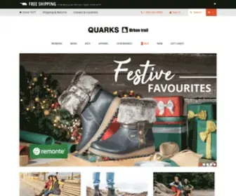 Quarkshoes.com(Quarks Shoes) Screenshot