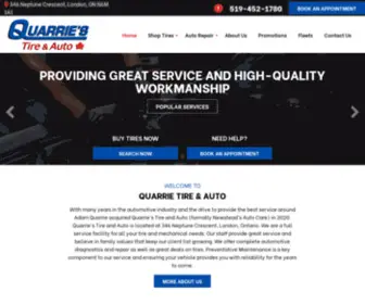 Quarrietireandauto.com(Quarrie's Tire & Auto) Screenshot