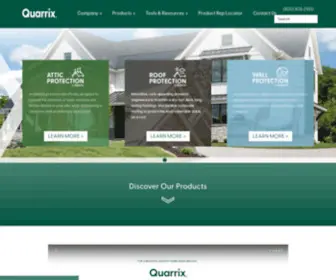 Quarrix.com(Quarrix Building Products) Screenshot