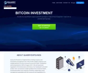 Quarryexpounds.com(Bitcoin Investment Company) Screenshot