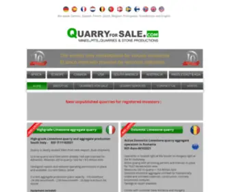 Quarryforsale.net(Marketplace For Vendors And Investors) Screenshot