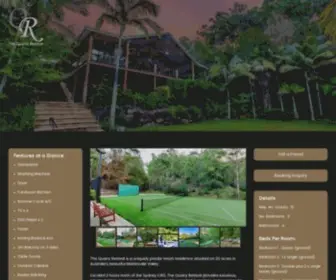 Quarryretreat.com.au(Quarry Retreat) Screenshot