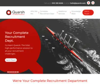 Quarsh.com(HR & Recruitment Specialists) Screenshot