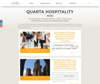 Quartahospitalityinrome.com(Quarta Hospitality Roma) Screenshot