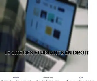 Quartdheurededroit.com(Préparation Examens de Droit) Screenshot