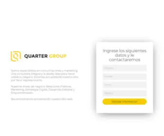 Quarter-Group.com(QUARTER GROUP) Screenshot