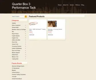 Quarterbox3.com(Quarter Box 3 Performance Tack) Screenshot