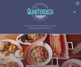 Quarterdeckrestaurants.com(Seafood Bar & Neighborhood Grill) Screenshot
