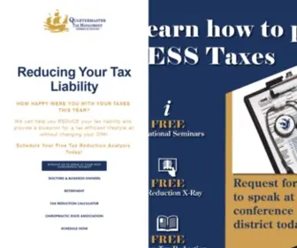 Quartermastertax.com(Quartermaster Tax Management) Screenshot