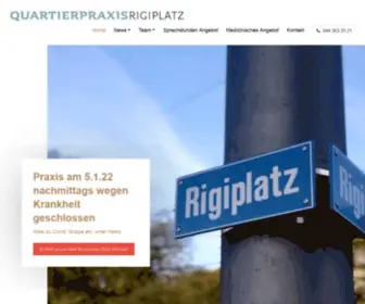 Quartier-Praxis.ch(Hallo) Screenshot