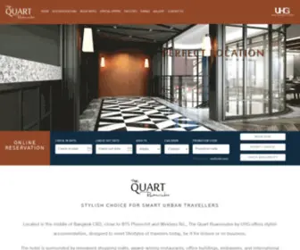 Quartruamrudee.com(The Quart Ruamrudee Hotel by UHG) Screenshot