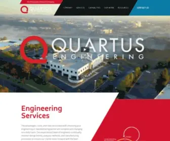 Quartus.com(Mechanical & Aerospace Engineering Services) Screenshot