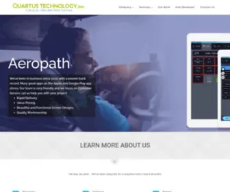 Quartustech.com(Mobile App Developer Connecticut New York New Jersey Rhode Island Massachusetts Phiadelphia) Screenshot