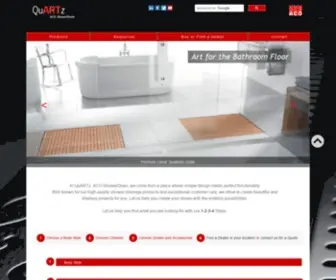 Quartzbyaco.com(Affordable, professional shower drainage) Screenshot