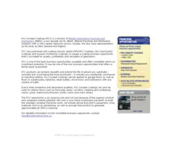 Quartzcoatcanada.com(// Pro Concept Coatings //) Screenshot