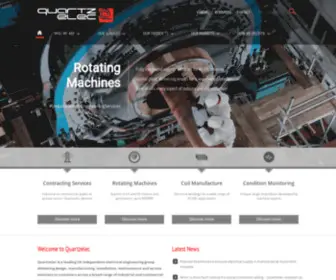 Quartzelec.com(Engineering & Electrical Contracting Services) Screenshot