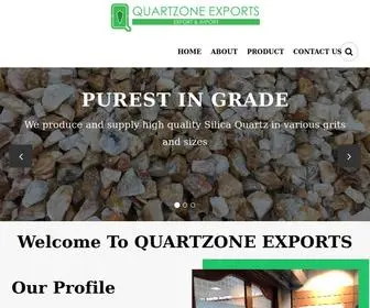 Quartzone.com(QUARTZONE EXPORTS) Screenshot