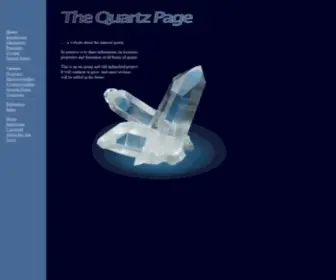 Quartzpage.de(The Quartz Page) Screenshot