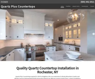 Quartzplusrochester.com(Quartz Countertops) Screenshot