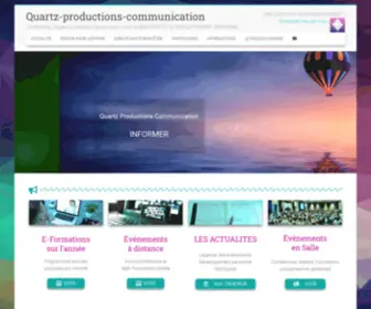 Quartzprod.com(Quartz-productions-communication) Screenshot