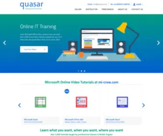 Quasar.co.uk(IT and Soft Skills Training) Screenshot