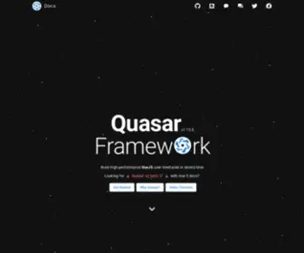 Quasar.dev(Quasar Framework) Screenshot