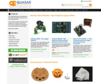 Quasarelectronics.co.uk(Quasar Electronics Limited) Screenshot