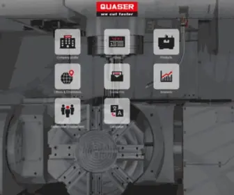 Quaser.com(QUASER MACHINE TOOLS) Screenshot