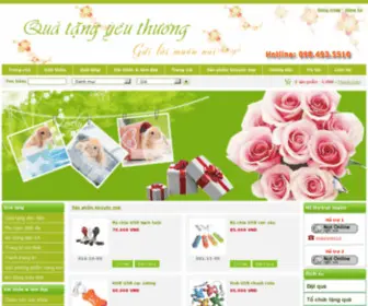 Quatangyeuthuong.com(Quà tặng yêu thương) Screenshot