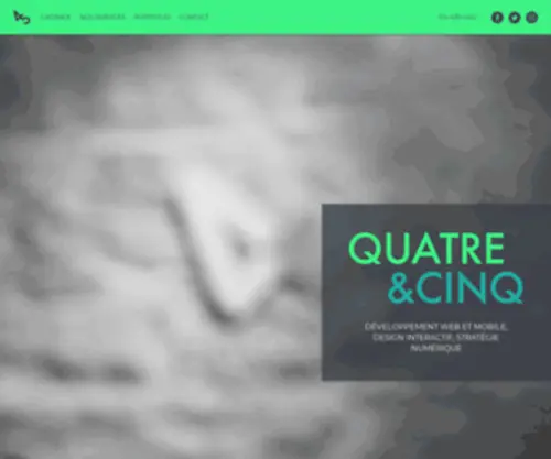 Quatreetcinq.com(QUATRE) Screenshot