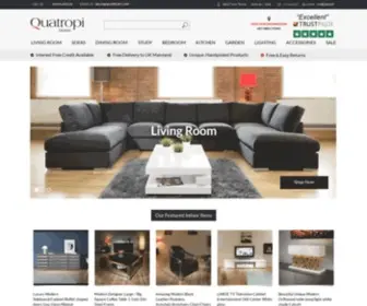 Quatropi.com(Modern Designer Luxury Furniture) Screenshot