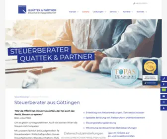 Quattek.de(Steuerberatungsgesellschaft Göttingen) Screenshot