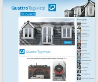 Quattro-Kviste.dk(Quattro Tagkviste) Screenshot