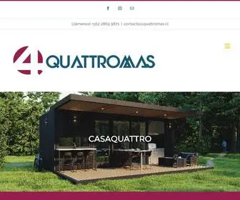 Quattromas.cl(Constructora e Inmobiliaria) Screenshot