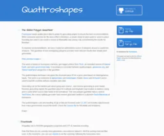 Quattroshapes.com(Quattroshapes by foursquare) Screenshot