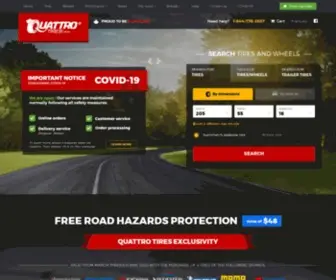 Quattrotires.com(Tires Online Canada) Screenshot