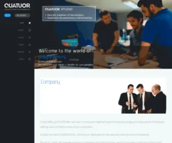 Quatuor.com(Quatuor®) Screenshot
