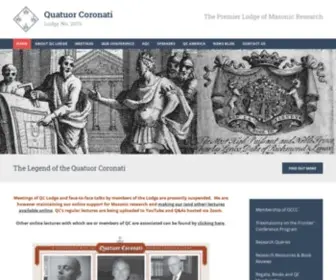 Quatuorcoronati.com(Quatuor Coronati) Screenshot