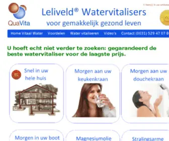 Quavita.nl(Vitaal water van Leliveld) Screenshot