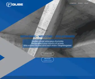 Qube-Group.eu(Qube Group Luxembourg) Screenshot