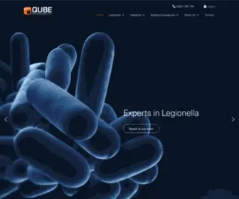 Qube-UK.co.uk(Qube Environmental) Screenshot