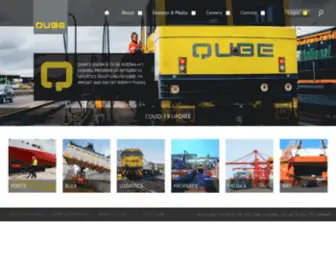 Qube.com.au(Qube Holdings LTD) Screenshot