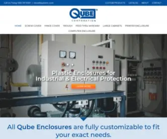 Qubeinc.com(Qube Corporation) Screenshot